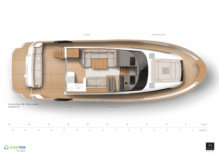greenline 48 fly new boat for sale - clipper marine uk image 4
